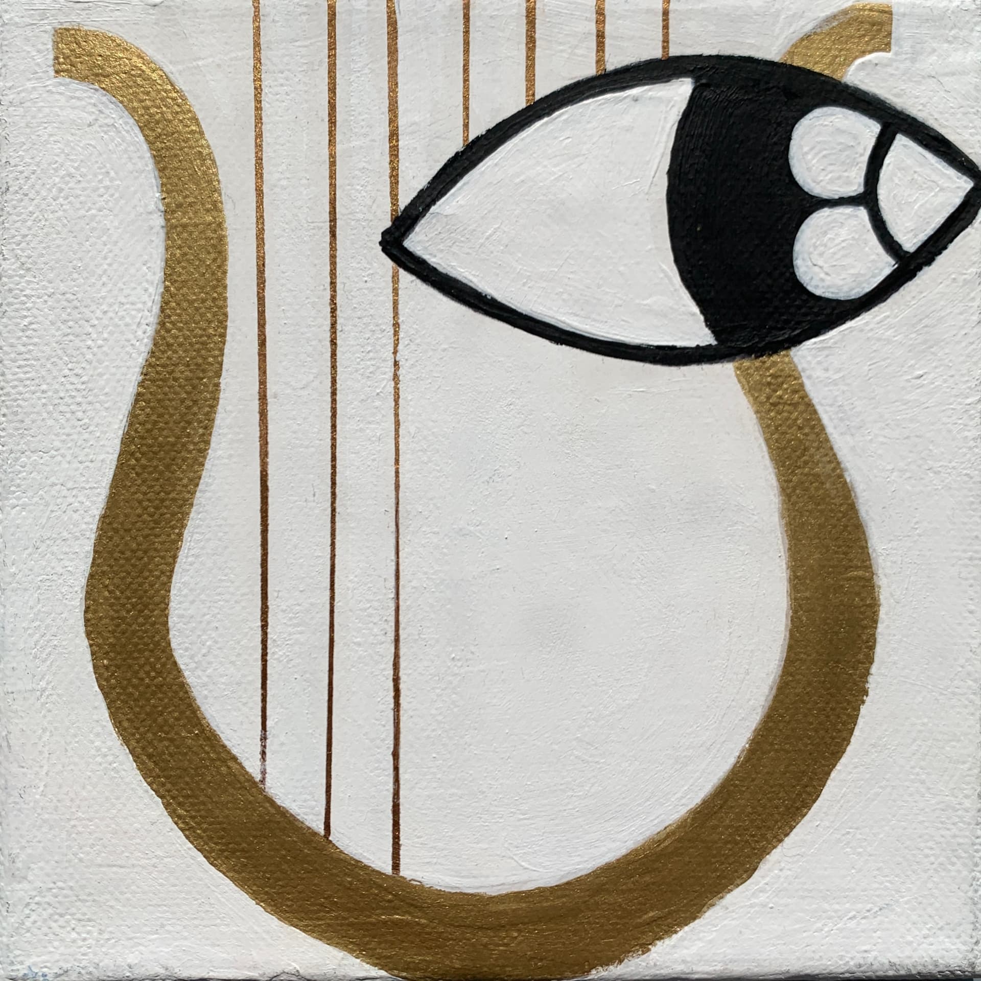 Apollo — God of light, music, poetry and prophecy, Acrylic on canvas