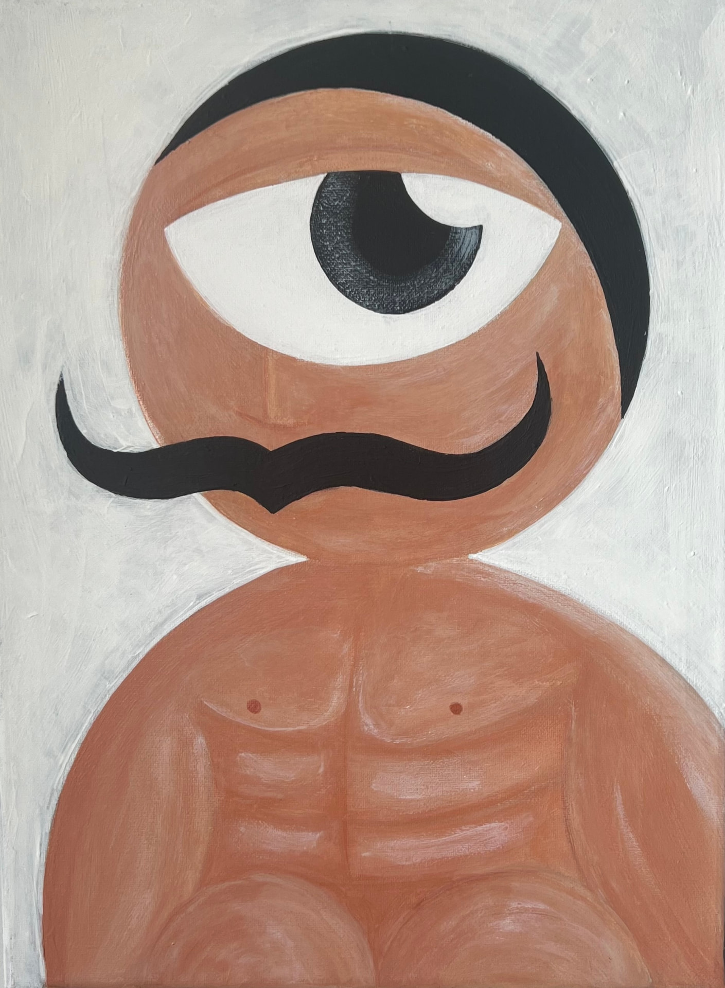 Adam, Acrylic on canvas