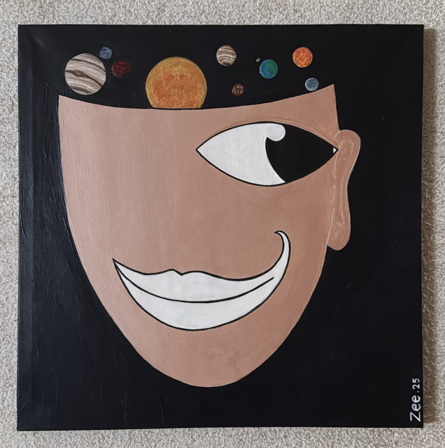 Cosmos, Acrylic on canvas, 2025