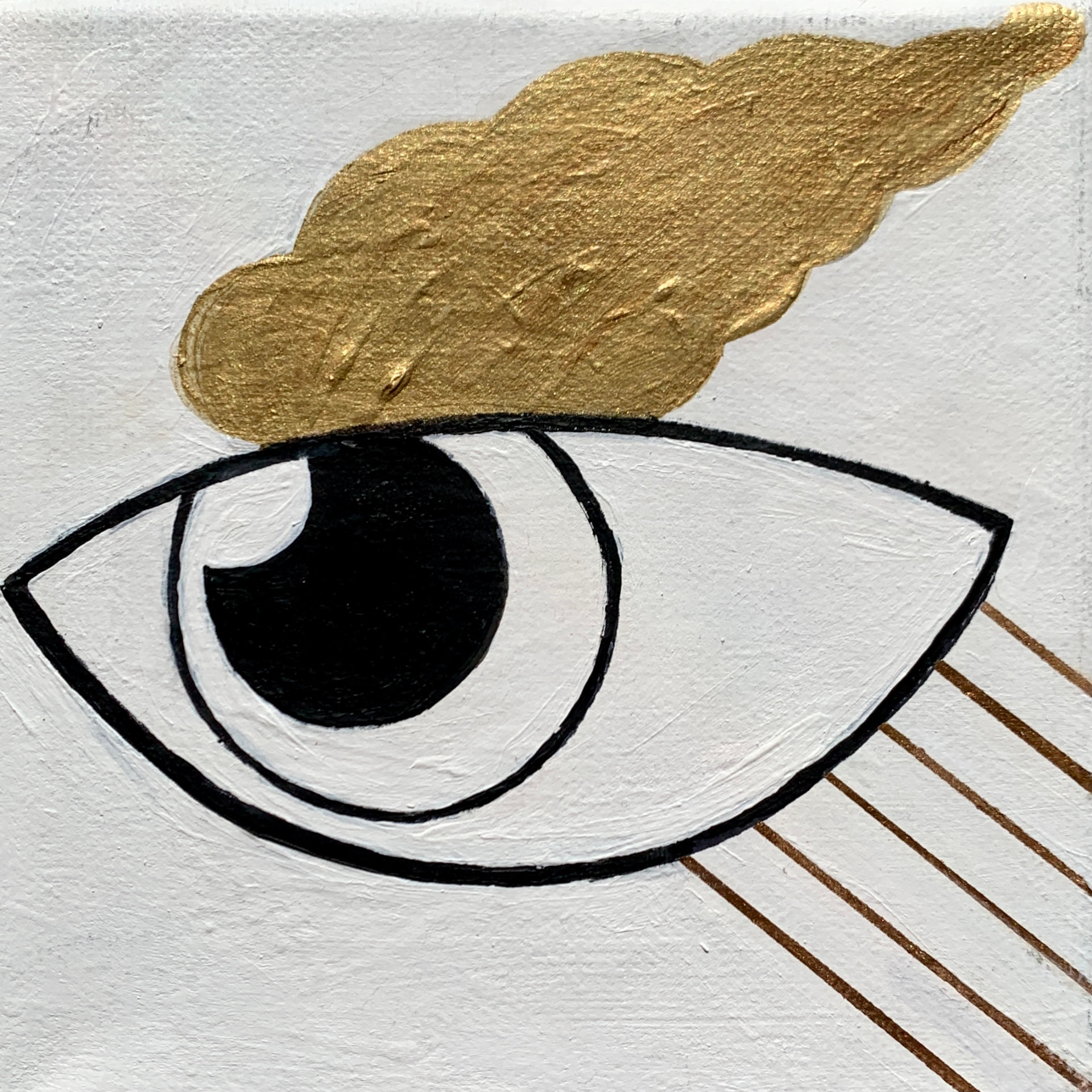 Hermes — Messenger of the gods, guide of travellers and souls, Acrylic on canvas