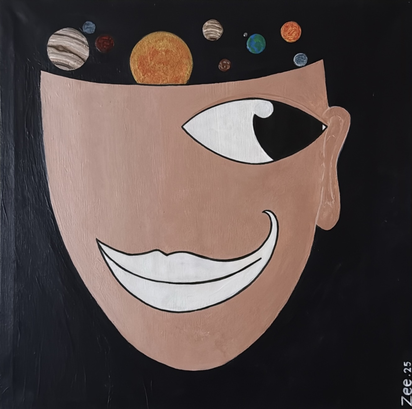 Cosmos, Acrylic on canvas